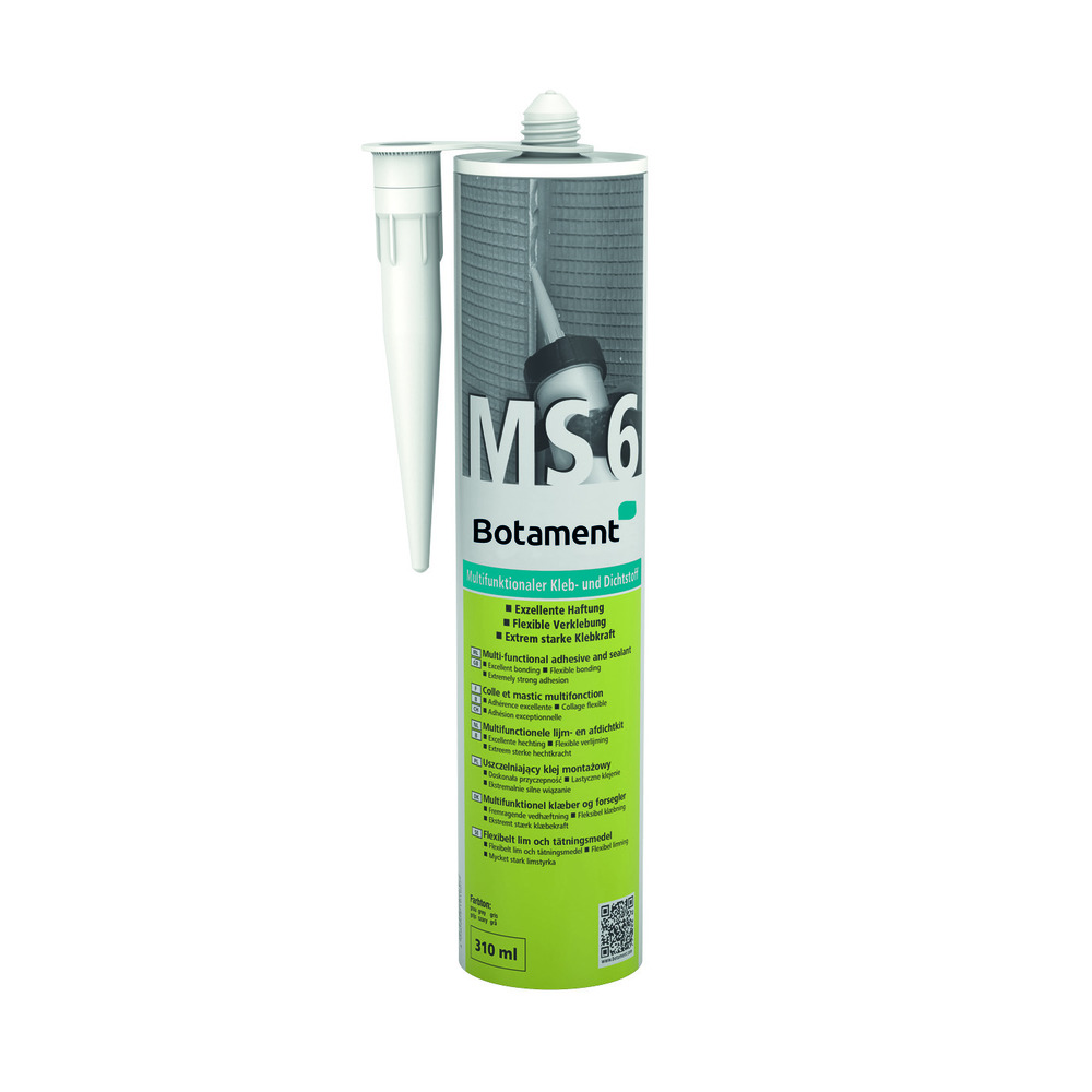 Botament - MS6 Lijm- en Afdichtkit Grijs - 310ml