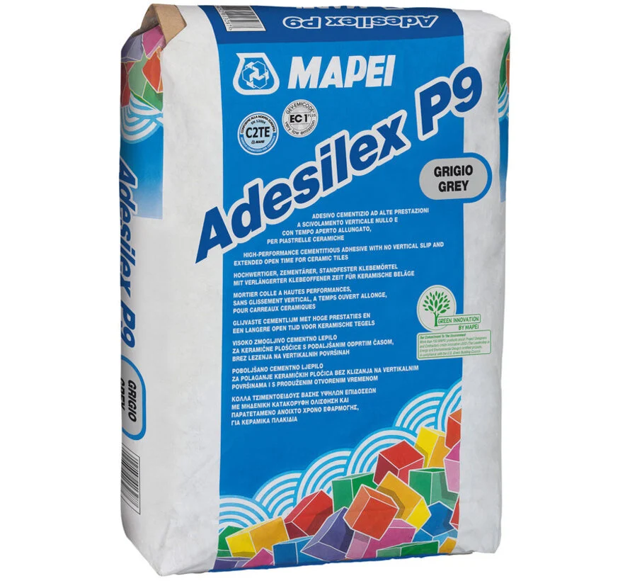 Mapei tegellijm Adesilex P9 grijs 25 kg Mapei tegellijm Adesilex P9 grijs 25 kg