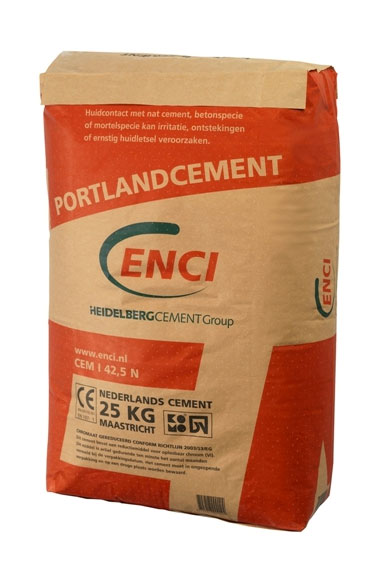 542365412541 Enci Portlandcement - CEM I - 25 kg