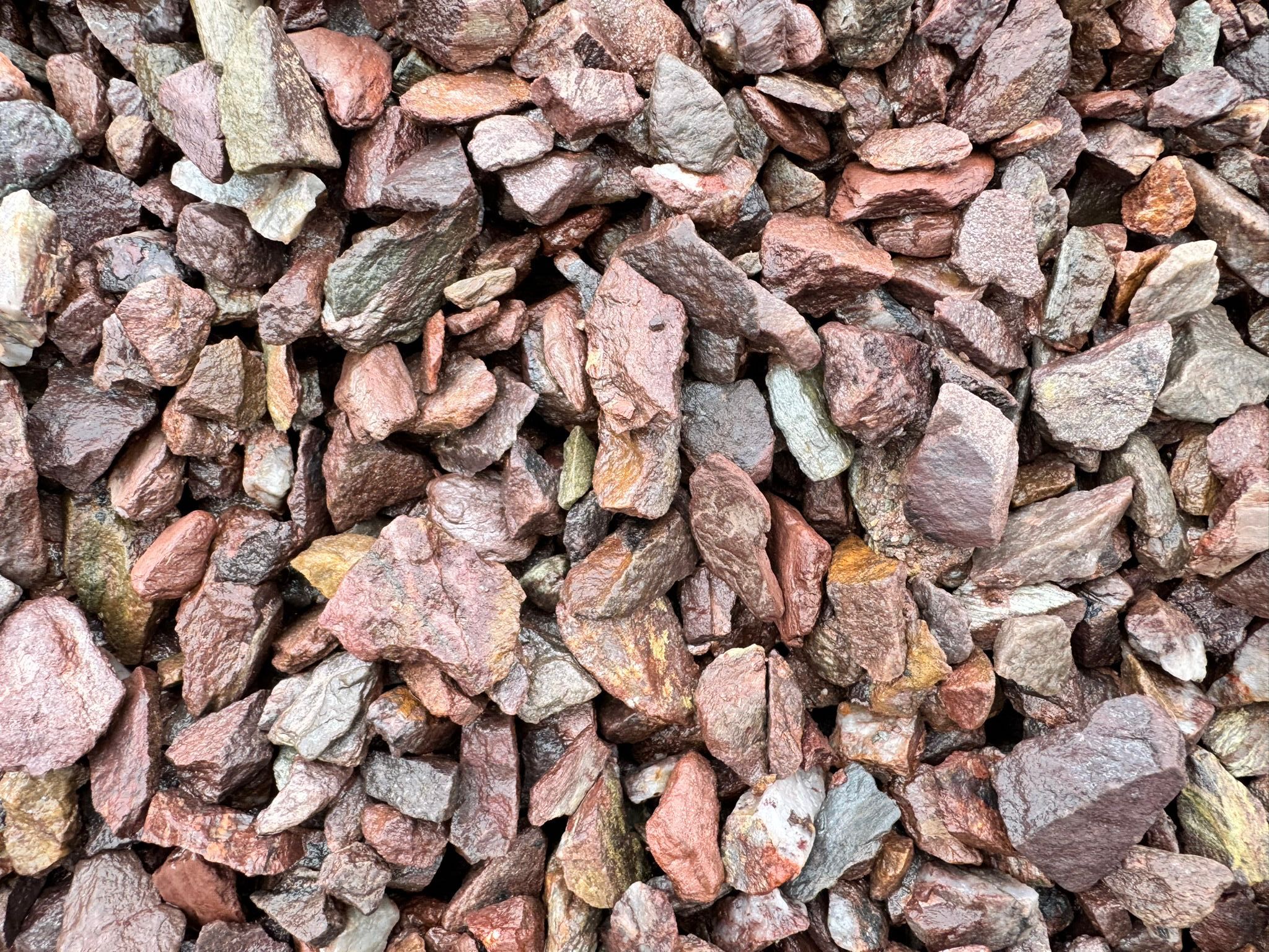 Kwartsietsplit Rood- 8-16MM