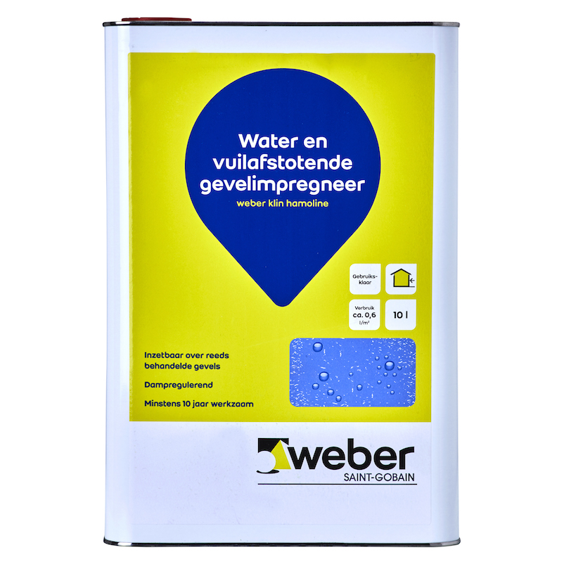 gevelimpregneer-10l Weberklin hamoline - gevel impregneer - 10 L