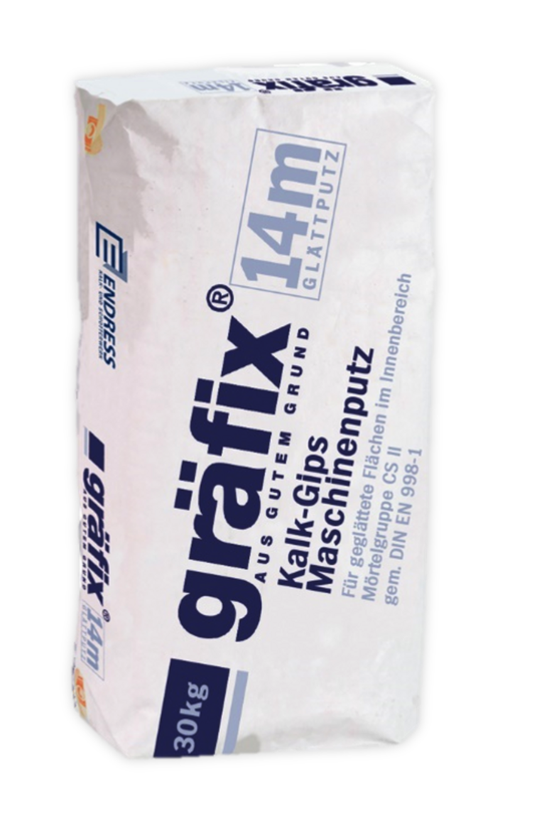 Grafix - 14 M Gladstrijkend – Kalk-Gips Machinepleister
