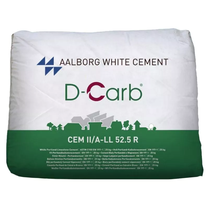 Aalborg Portlandcement - D-Carb - wit - 25 kg