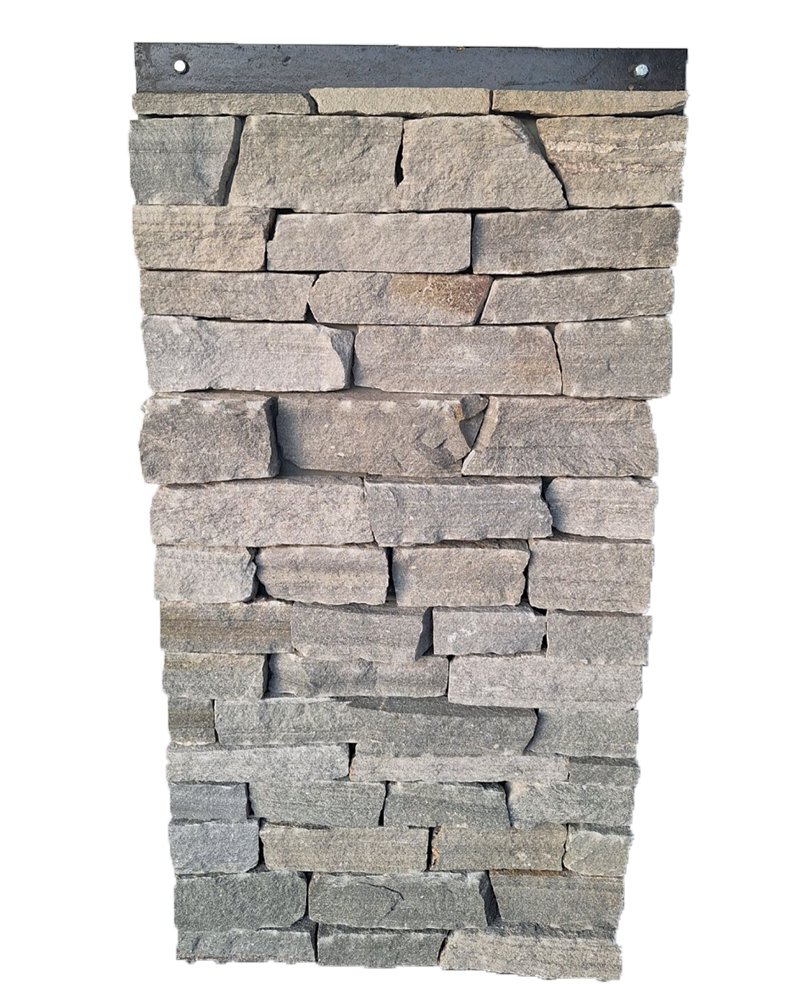 StoneArt - Hoekstrip Rustic Grey - 3-5 cm - Lengte 1M - Natuursteen