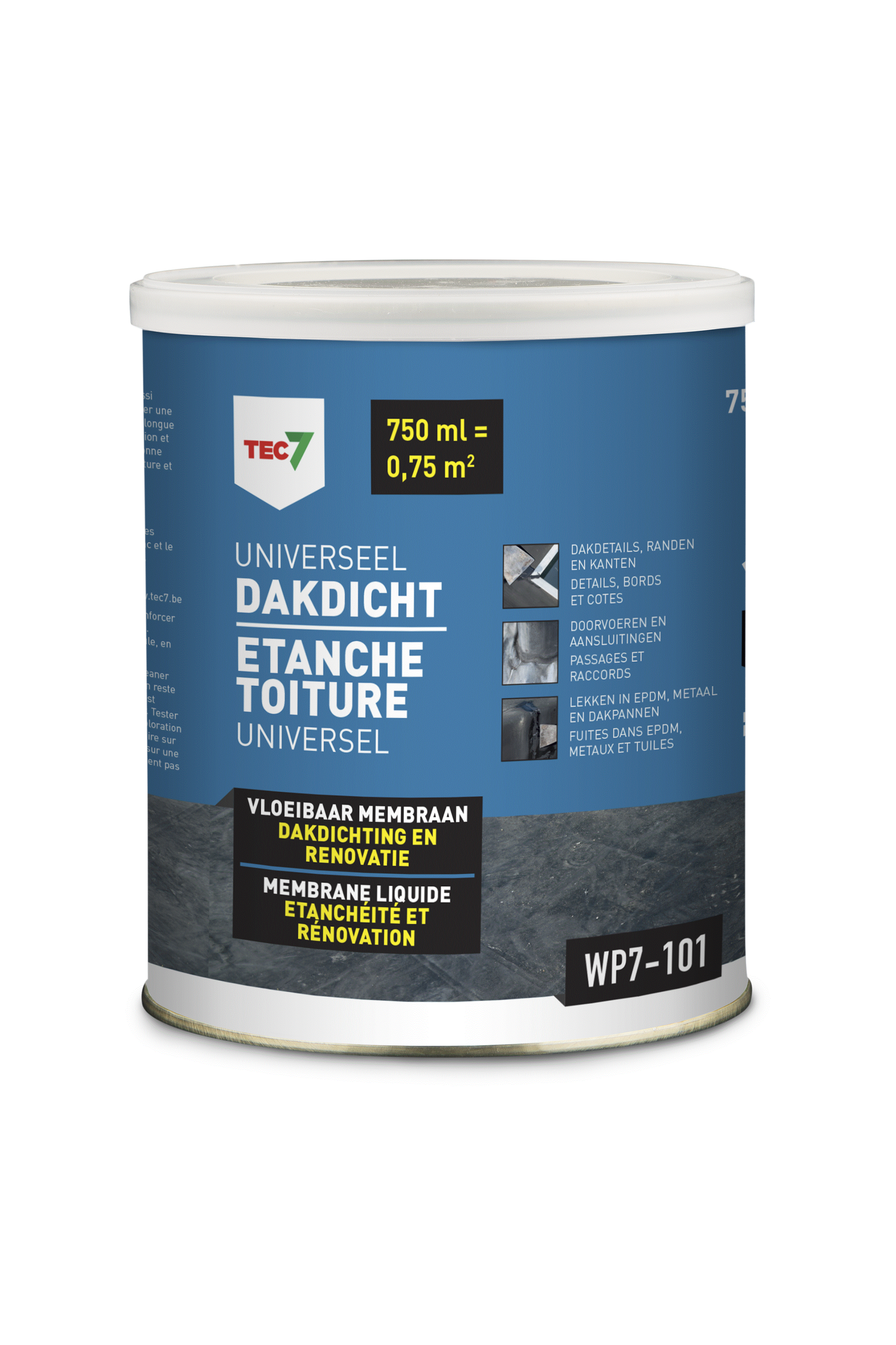 602460000-1 Tec7 - WP7- 101 Universeel Dakdicht 750ML