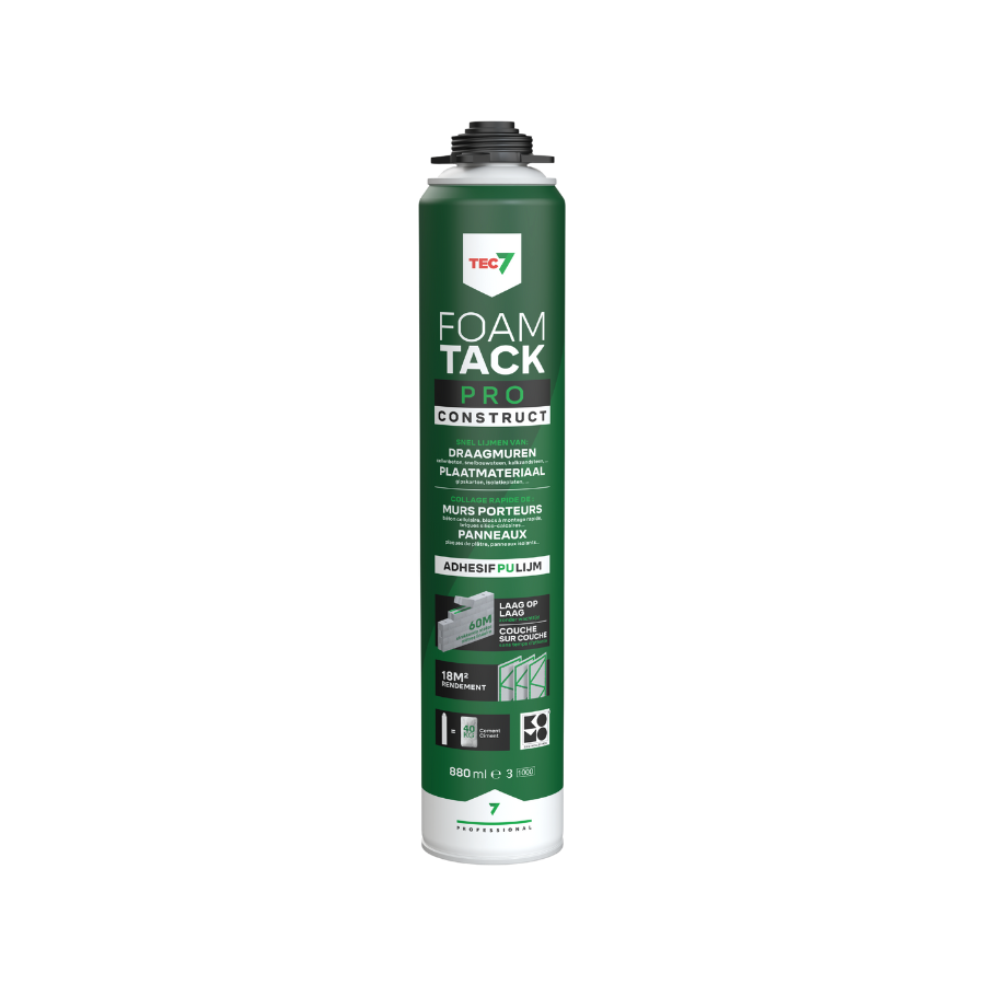 Tec7 FoamTack Pro Construct - lijm - 880 ml