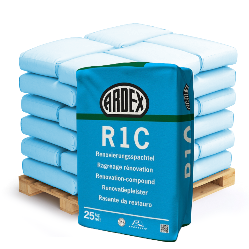 Ardex R1 C - renovatiepleister - 25 kg - Pallet 40 zakken