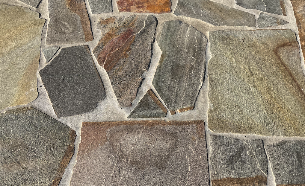 Flagstones - Brasil Green - 25-40mm - 1M2