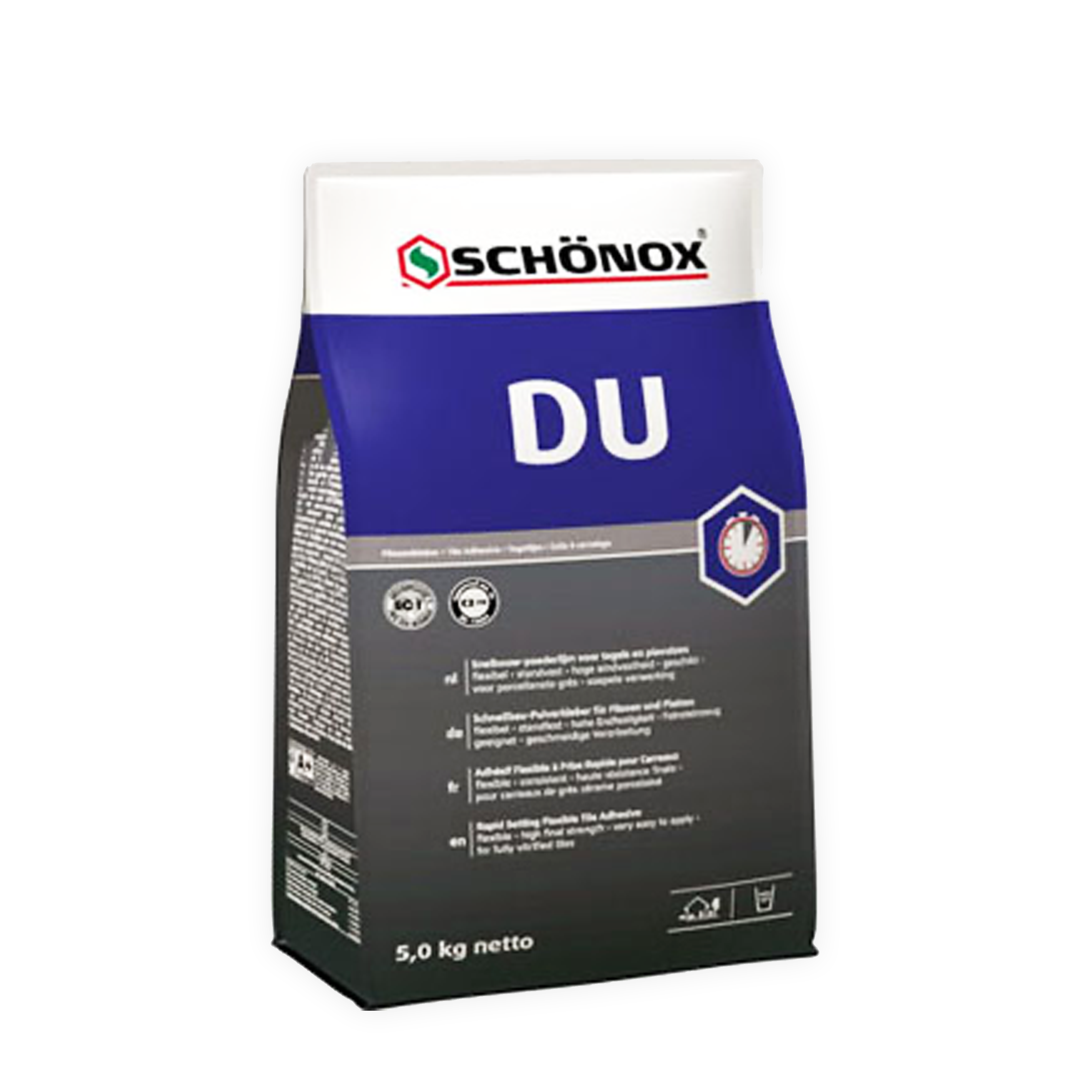 DU-5KG Schönox DU - snelbouw poederlijm - 5 kg