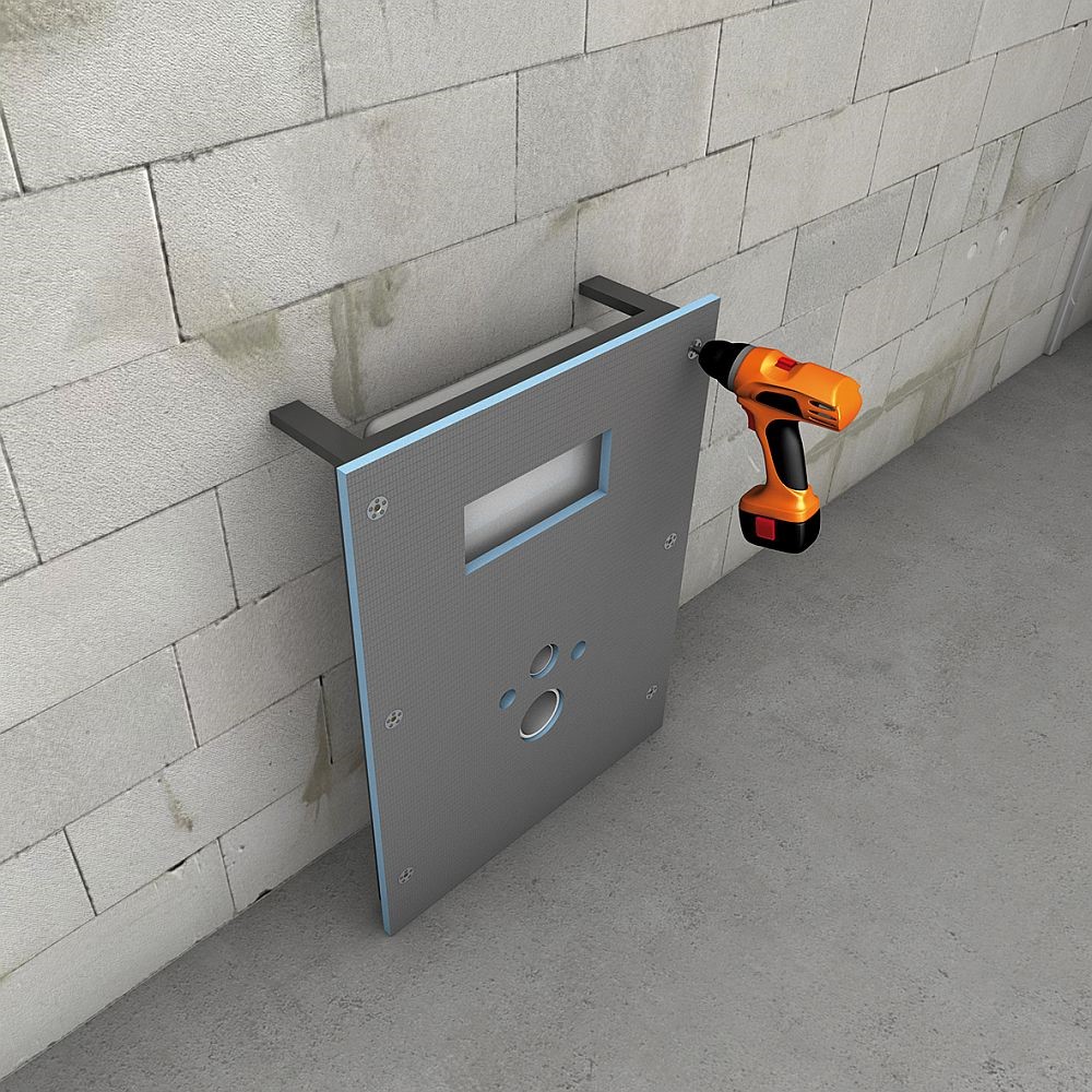 Wedi-I-board Wedi I-Board - bouwplaat voor hangtoilet - 1245x1200x20 mm