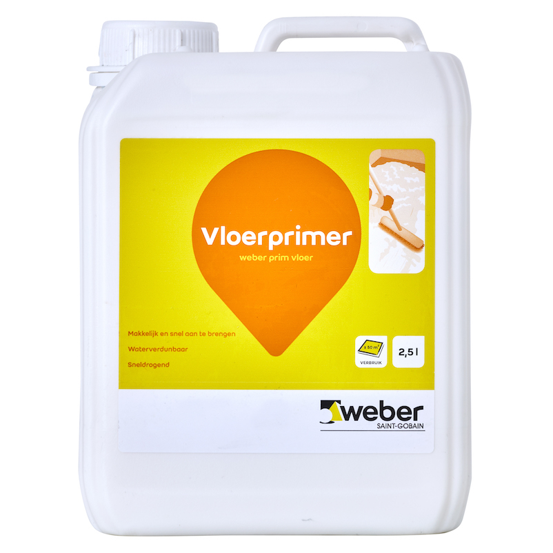 Weber.prim vloer Flevopol universele vloerprimer 2,5 lt .