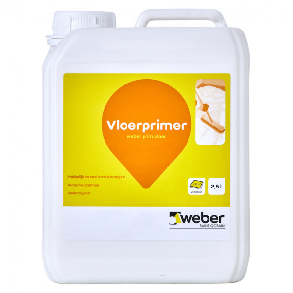 Weber Flevopol - universele vloerprimer - 2,5 liter