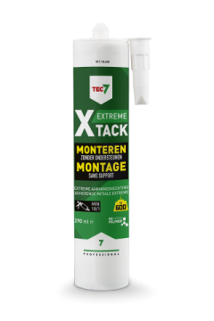 Tec7 X-Tack - montagekit - zwart - 290 ml