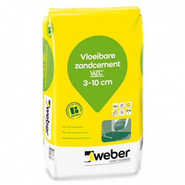 Weberfloor VZC - vloeibare zandcement - 25 kg