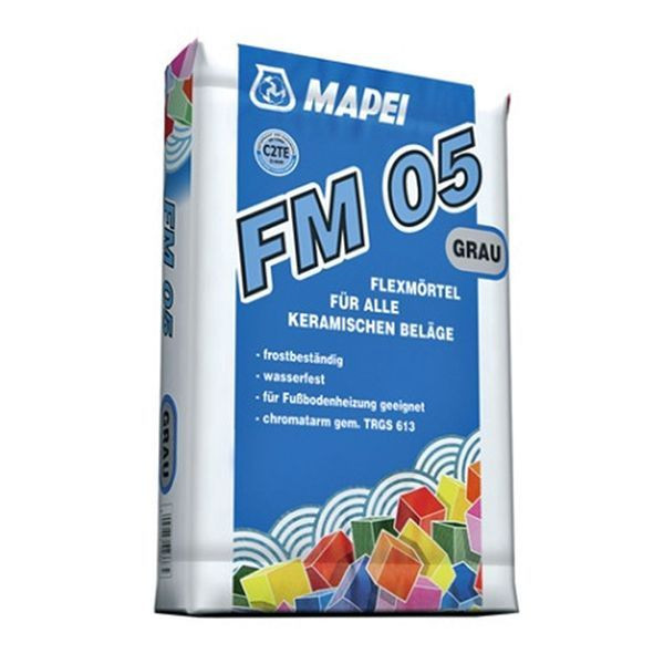 Mapei FM05 - poedertegellijm - grijs - 25 kg