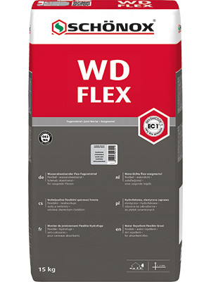 Schönox WD-flex - voegmortel - zilvergrijs - 15 kg