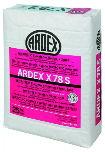 Ardex X78 S - vloertegellijm - Microtec - 25 kg
