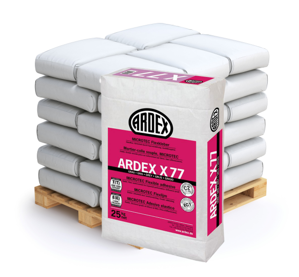 Pallet Ardex X77 - tegellijm - Microtec - 25 kg