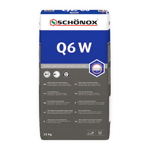Schönox Q6W - tegellijm - 25 kg