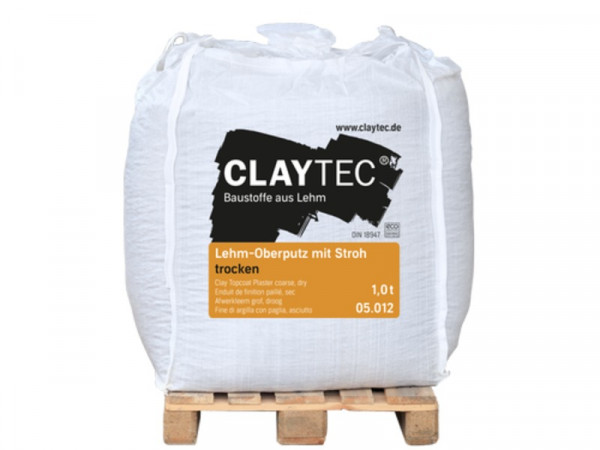 Claytec Stuc - Afwerkleem Stro grof - 500kg
