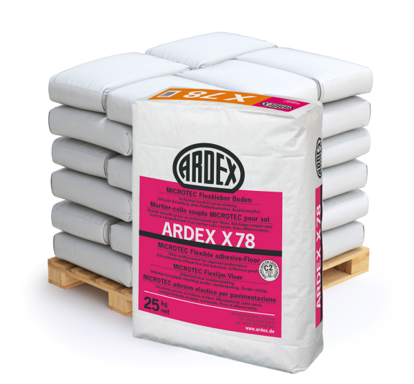 Pallet Ardex X78 - vloertegellijm - Microtec - 25 kg