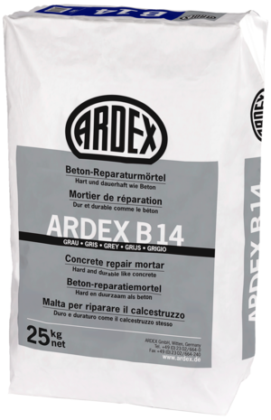 Ardex B14 - betonreparatiemortel - grijs - 25 kg