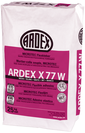 Ardex X77 W - Microtec flexlijm - wit - 25 kg