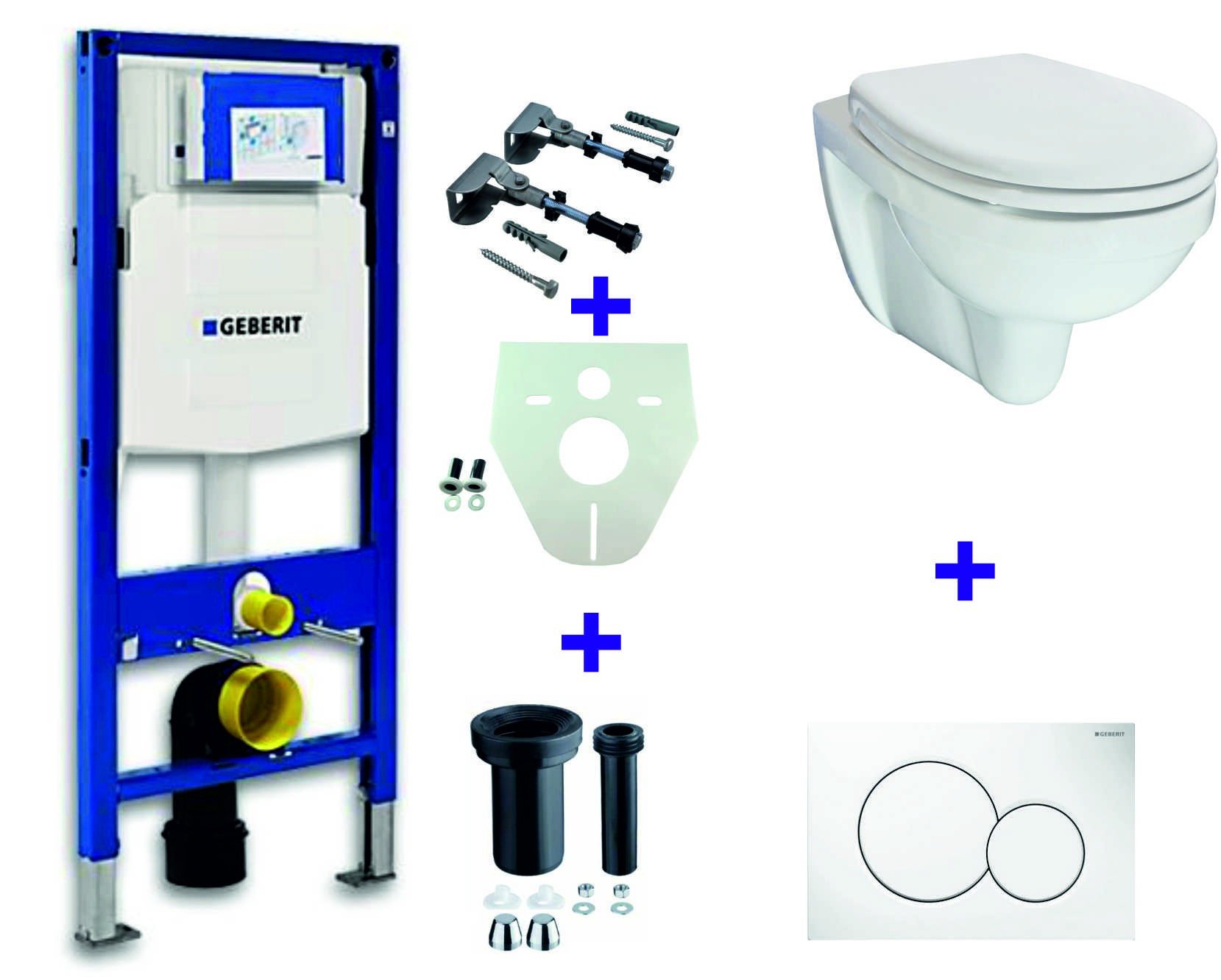 Geberit UP-320 + Trevi one pack + Sigma 01 wit product afbeelding