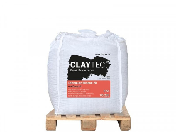Claytec Stuc - Mineraalpleister 20 - 500kg
