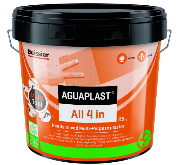 Aguaplast - ALL 4 IN - universele plamuur - 6 kg